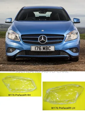 Headlamp Lens Cover Mercedes Benz a Class W176, W177 Prefacelift