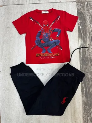 2pc Spider Themed Tracksuits 2-15yrs