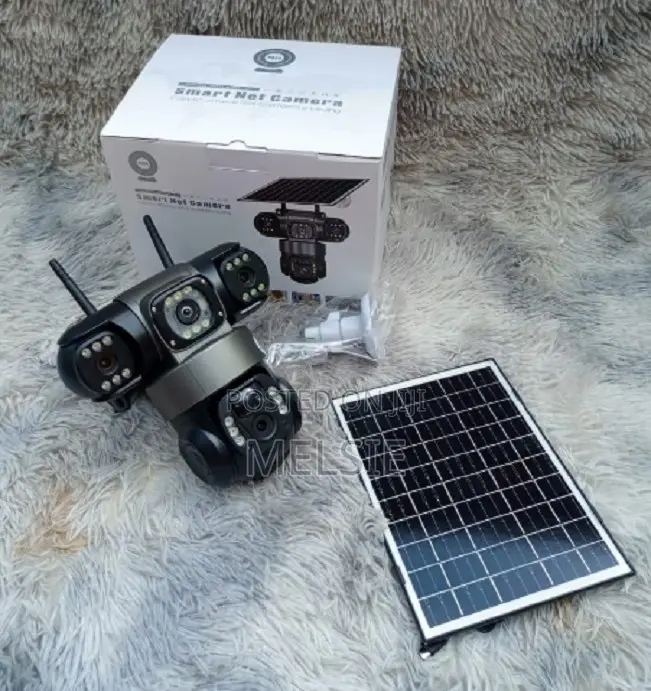 V380 Pro Hd 3 Screens 4g Solar Camera Solar Light Camera