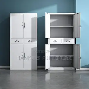 4-Door Cabinet With Drawers