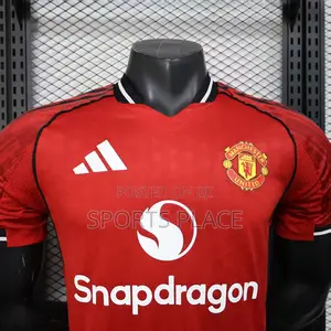 New Manchester Utd Home Kit Player Version Jersey 2025/26