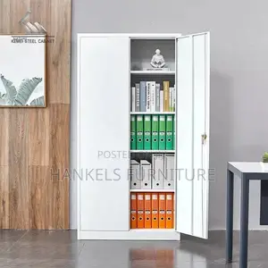 Iron Steel 2-Door Metallic Filing Cabinet