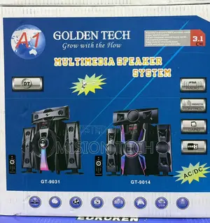 Golden Tech Multimedia Speaker System, Models Gt-9031 