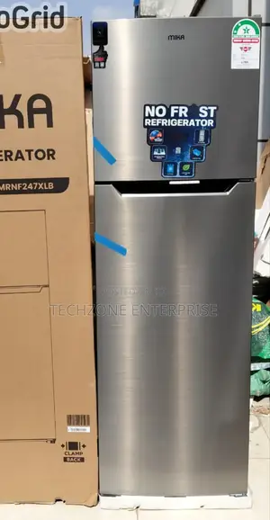 Mika 247 Litres Fridge 2 Door Top Mount Freezer No Frost