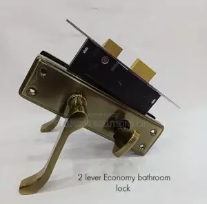 Union Scroll Handle,2 Lever Economy Bathroom Lock