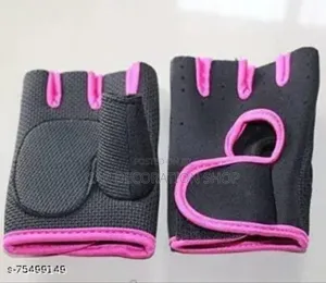 Pink Stripped Lightweight Gym Workout Lifting Glooves