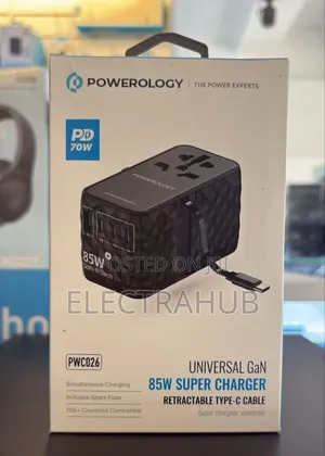 Powerology Universal Gan 85w Super Charger
