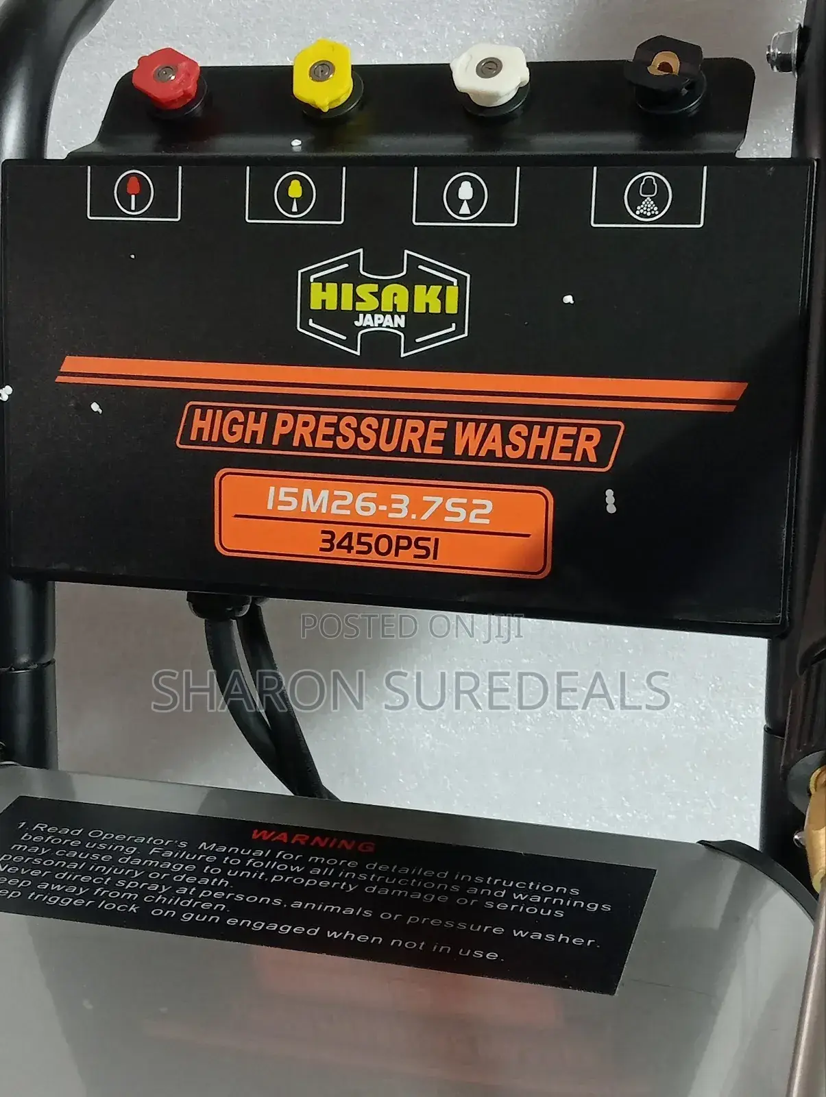 Hisaki High Pressure Washer 3450psi