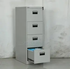 Lockable 4-Drawer Filing Office Cabinet