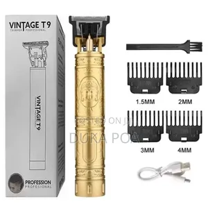 Vintage T9 Professional Hair Trimmer,Cordless Stylish Powerf