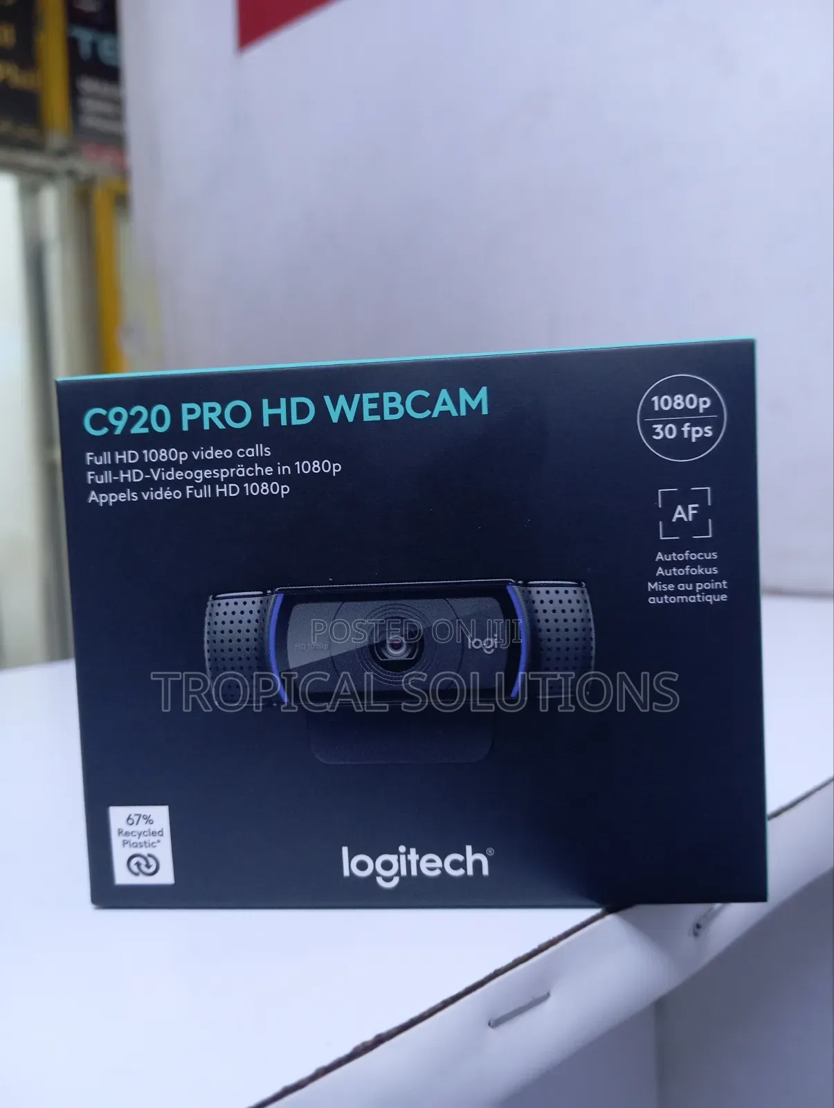 Logitech C920 Pro 1080p Webcam C920 Pro Webcam