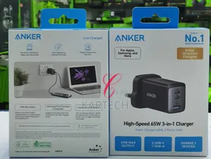 Anker High Speed 65w 3-in-1 Gan Charger
