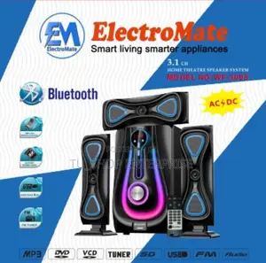 3.1 Electromate Homes Theater Speaker System 3002 Codes