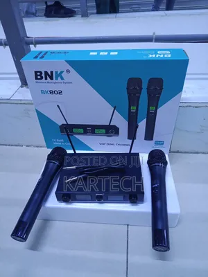BNK Bk802 Wireless Microphone System VHF Wireless Microphone