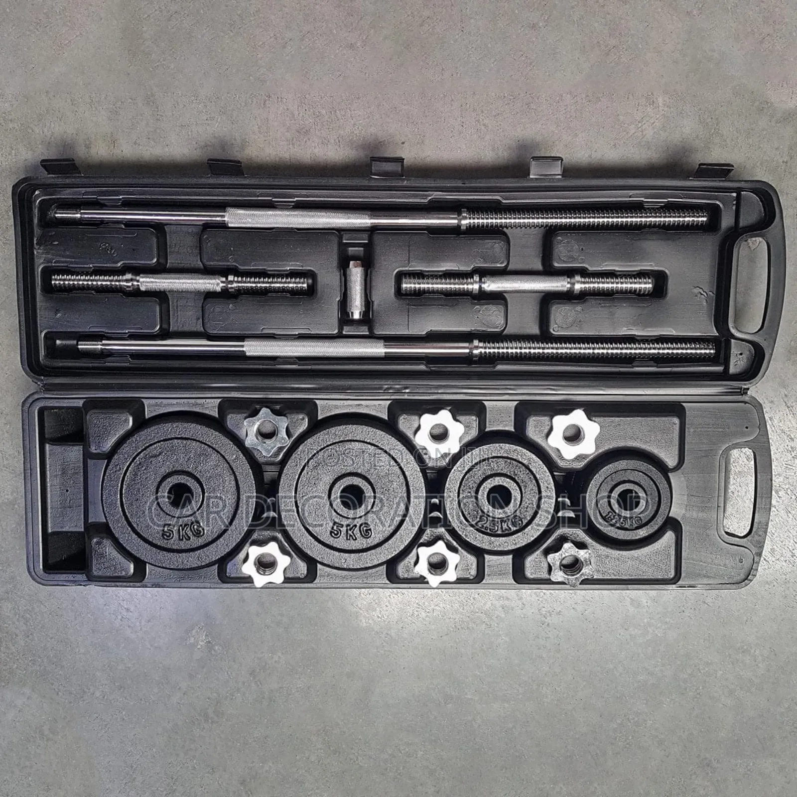 50kg Cast Iron Dumbbell Set Hand Weights