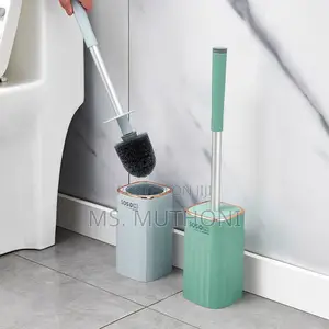 Wall Mounted High Quality Toilet Cleaning Brush Set W/Holder