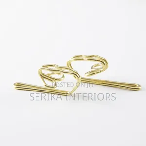 Gold Curtain Hooks Hooks Environmental Friendly