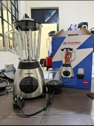 Electromate Powerful 2 in 1 Blender With Glass Jar - 1.5l