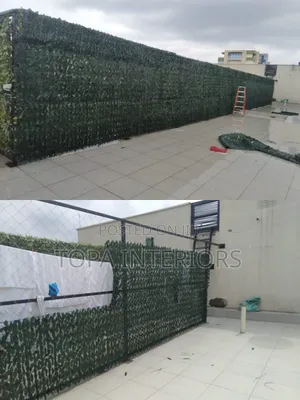 Artificial Plants Mesh Privacy Fence for Outdoor and Indoor