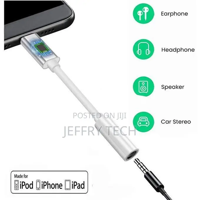 iPhone to 3.5mm Earphone Connector Adapter – High-Quality