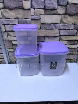 Plastic 3in1 Cereals Storage Containers