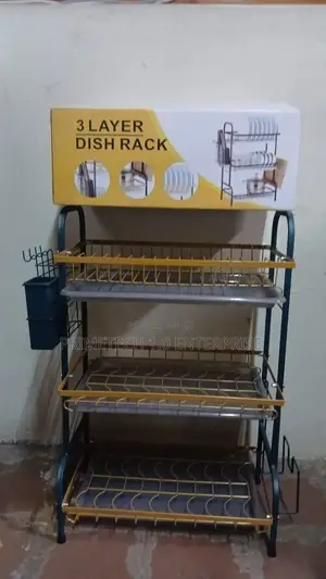 Gold Stained 3 - Layer Dishrack