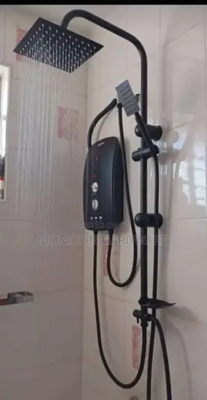 Shower Riser With Instant Heater