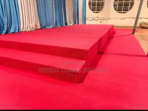 Wall to Wall Red Carpet Installation Inclusive