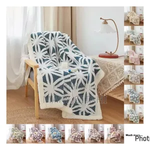 New Flowered Sherpa Blankets