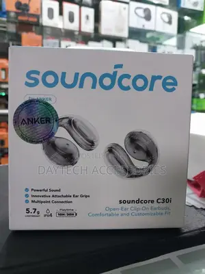 Anker Soundcore C30i – Open-Ear Clip Earbuds With Secure Fit
