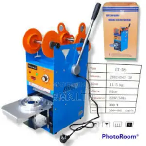 Adjustable Manual Cup Sealer - Excellent for Drinks Shop
