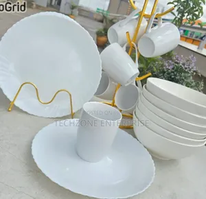 *High Quality 18pcs White Dinner Set,*