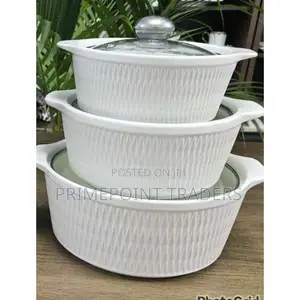 3pcs Set Ceramic Casserole Serving Dishes ✓