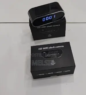 Table Clock Wifi Spy Camera