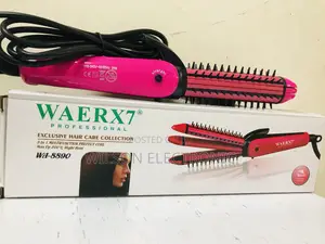 Tong Flat Iron Hair Curler. 3 in 1