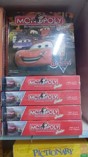 Hasbro Monopoly Junior Cars 3 Board Game