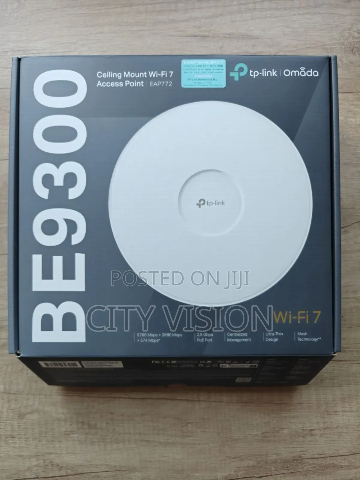 Tp-Link Be9300 Ceiling Mount Tri-Band Wifi 7 Eap773