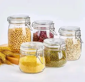 Elegant Glass Airtight Storage Clip Top Jars Now Available*