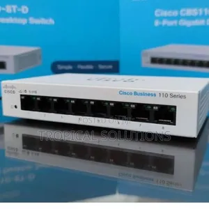 Cisco Cbs110-8t-D-Uk Unmanaged 8-Port Gigabit Switch Non-Poe