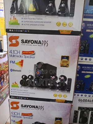 Sayona SHT-1148bt 4.1ch Sound System With Subwoofer