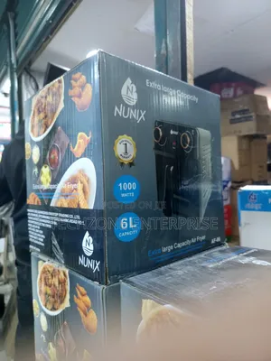 Air Fryer - 6 Litres Nunix Oil Free Airfryer