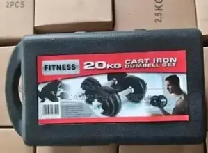Sculpt Your Strength With 20kg Adjustable Chrome Dumbbells