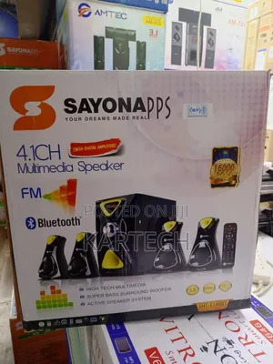Sayona SHT-1149bt 4.1ch Multimedia Speaker With Subwoofer