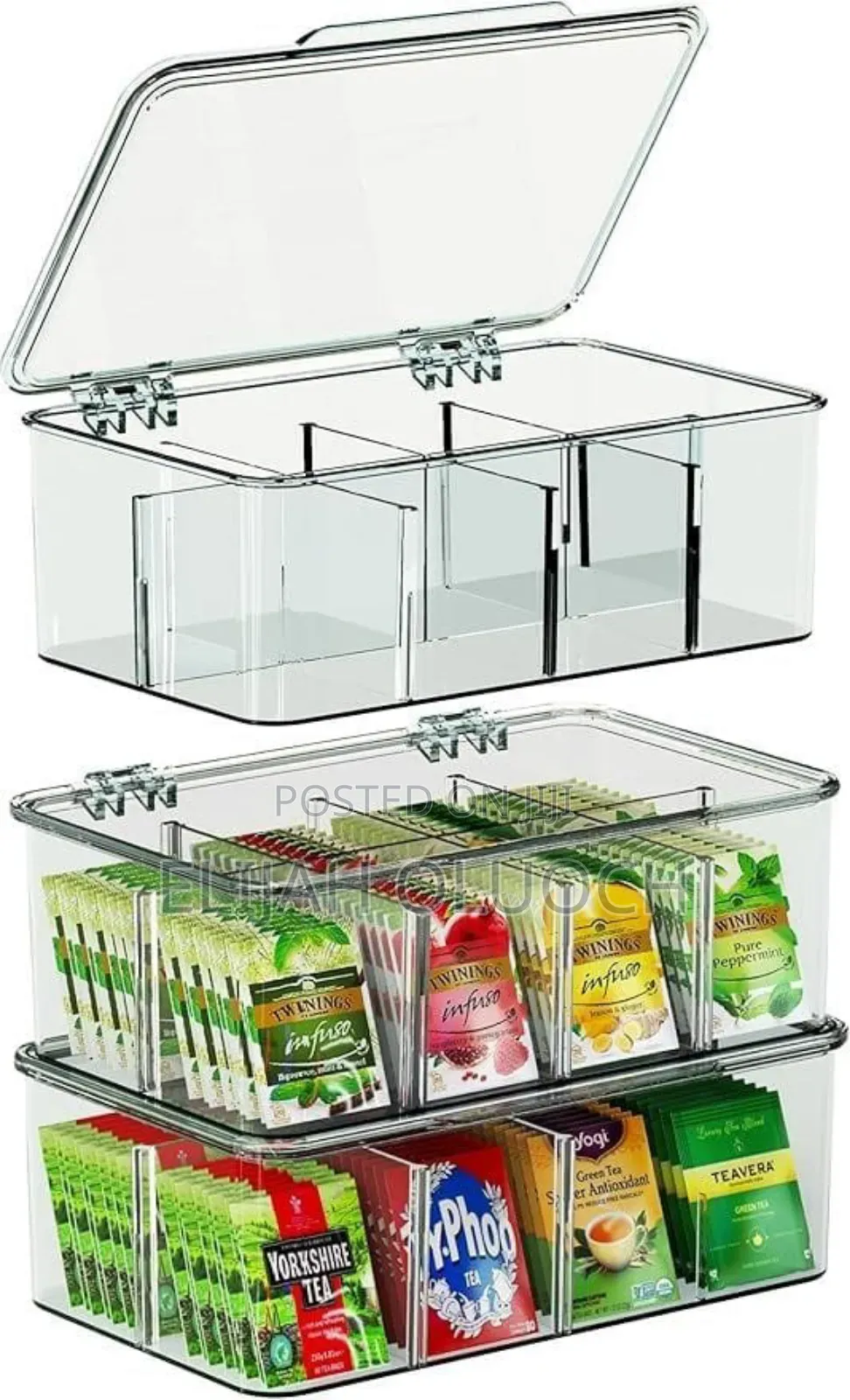 Quality Acrylic Tea Bag/Coffee Organiser