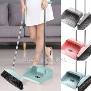 *2 in 1 Flexible Broom and Dustpan