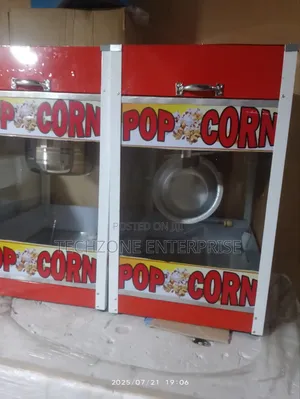 Electric Commercial Popcorn Machine With Nonstick Surface