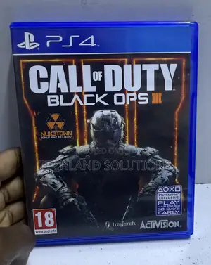 Moderately Used Call of Duty Blackops3 Ps4 Game
