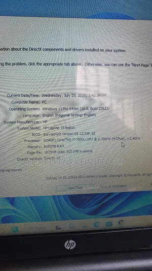 Laptop HP 250 G7 8GB Intel Core I7 SSD 256GB