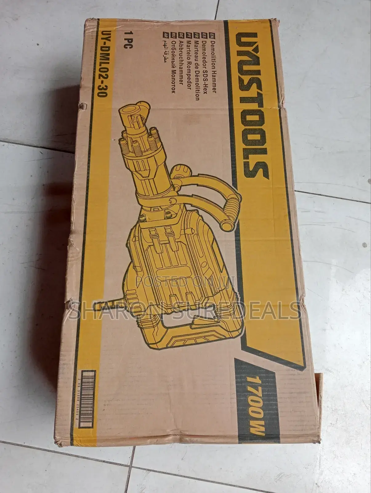 Durable Demolition Hammer Uyustools 1700w