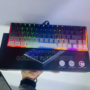 Side Printed Keycaps Blue Switch Gaming Keyboard